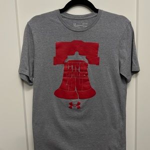 Mens Under Armour T shirt, City of Brotherly Love, Size S